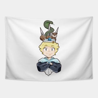 Man blonde character Tapestry