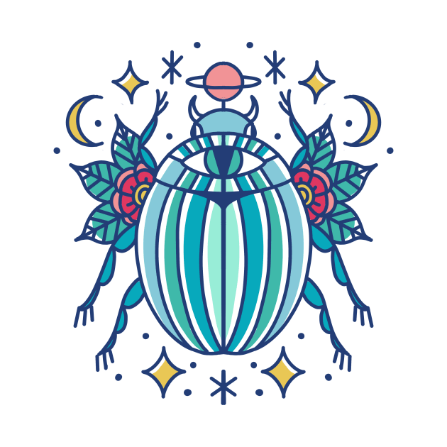 Lucky scarab by Paolavk