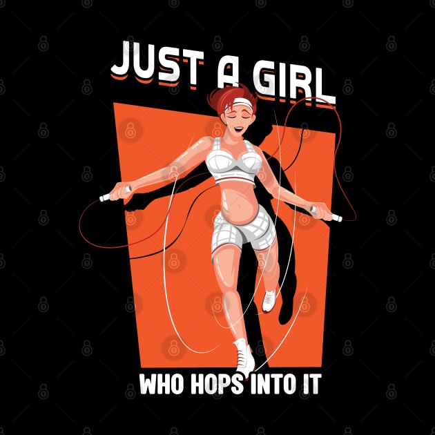 Just A Girl Who Hops Into It - Jump Rope by Peco-Designs