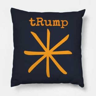 tRump's an * - Kurt Vonnegut - Double-sided Pillow