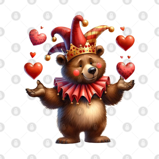 Valentine Love Bear by Chromatic Fusion Studio