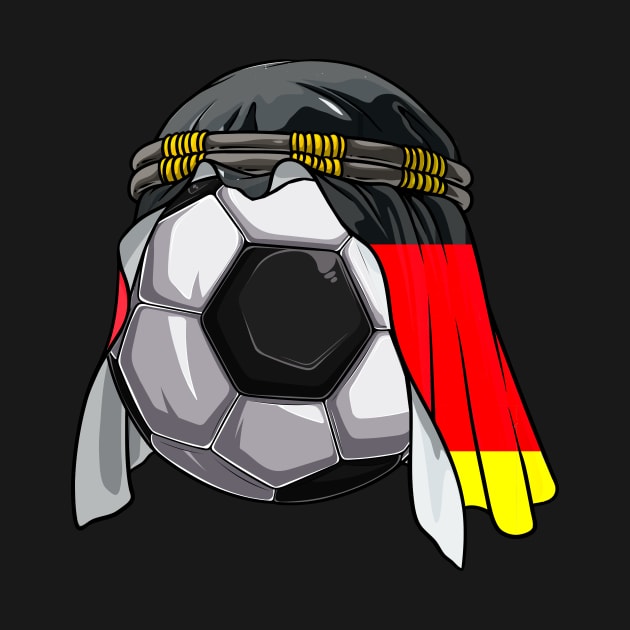 Germany Soccer 2022 Arab Keffiyeh for Germany Football Fans by Ramadangonim