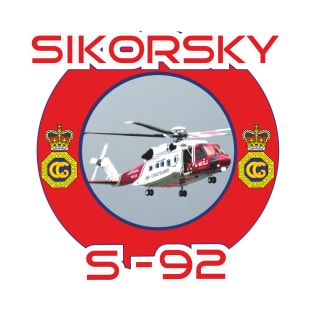 UK Coastguard Helicopter, Sikorsky S-92 T-Shirt