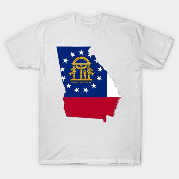 Georgia State Flag Unisex Soft Shirt