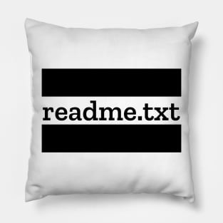 readme.txt in between the lines Pillow