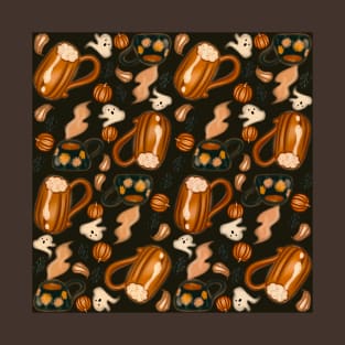 Pumpkin autumn pattern T-Shirt