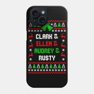 Christmas Vacation Clark Ellen Rusty Audrey Eddie Funny T-Shirt Phone Case