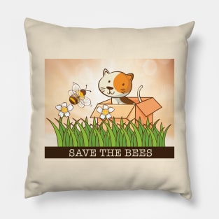 Save The Bees Pillow