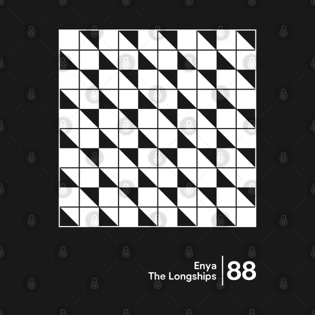 The Longships - Enya - Minimalist Style Graphic Design by saudade