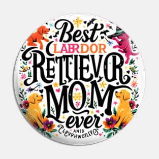 Lab Retriever Best Labrador Grandma Ever funny Pin