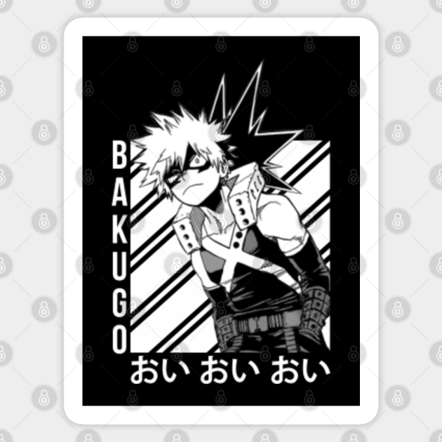 Bakugo Oi Oi Oi My Hero Academia Aufkleber Teepublic De We love ourselves some bakugou covered in honey. teepublic