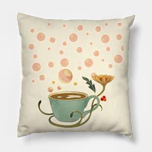 Coffee Bubbles Pillow