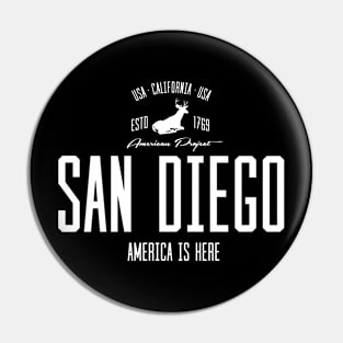 USA, America, San Diego, California Pin