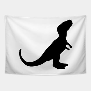 Baby Trex silhouette Tapestry