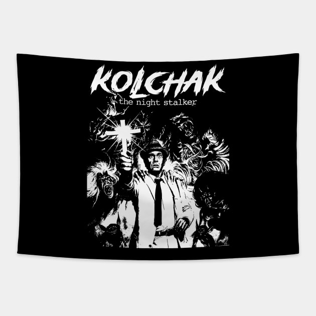 Pencil White Kolchak Tapestry by regencyan