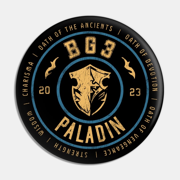 Baldur's Gate 3 Paladin Pin by StebopDesigns