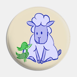 Duck and Sheep Pin