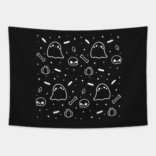 Spooky season pattern Tapestry