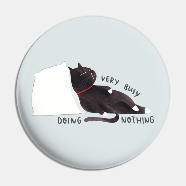Very busy doing nothing Pin by Moonaries illo