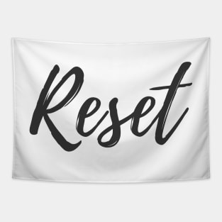 Reset - Motivational Affirmation Mantra Tapestry