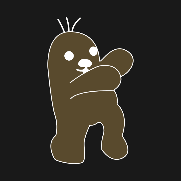 Dabbing Mole Design by teemey