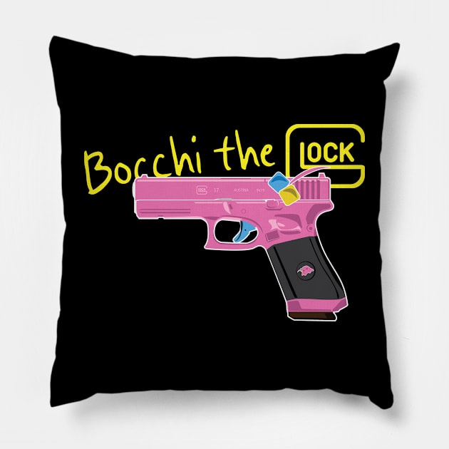 Bocchi the Glock Pillow by Emu Emu Ji