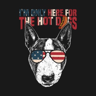 Bull Terrier Shirt Funny 4th of July T-Shirt