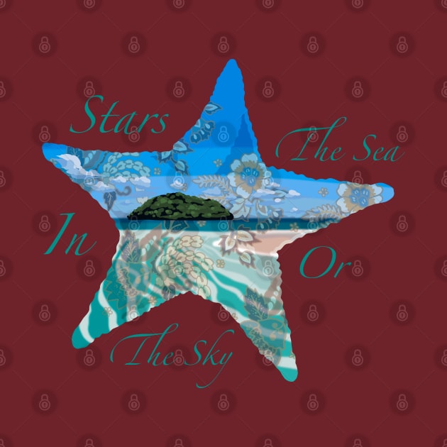 Stars in the sky or the sea by Arnond