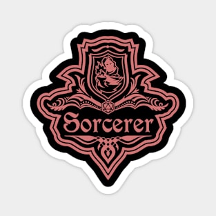 D&D Sorcerer 1 Color Emblem Magnet