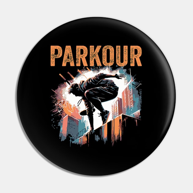 Parkour Urban Pin by Kudostees