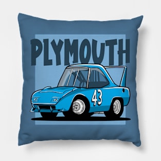 Plymouth Caricature Car Pillow