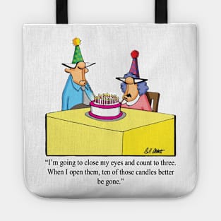 Funny Spectickles Birthday Cartoon Tote