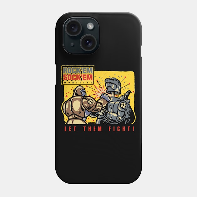 Let'Em Fight! Phone Case by demonigote