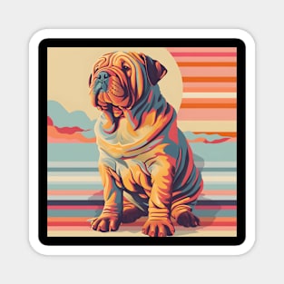 Chinese Shar-Pei in 70's Magnet