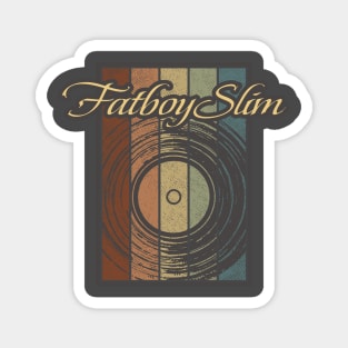 Fatboy Slim Vynil Silhouette Magnet