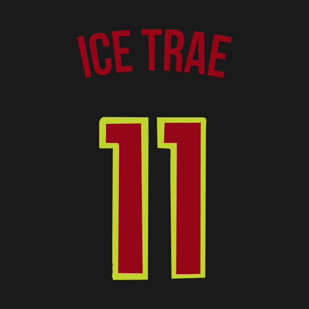 Trae Young 'Ice Trae' Nickname Jersey - Atlanta Hawks by xavierjfong