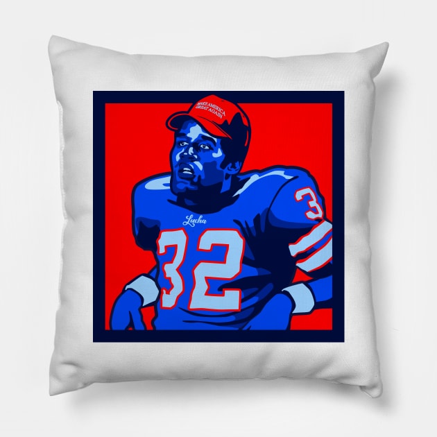 OJ Simpson MAGA Pillow by Carl Cordes