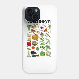 Manx Gaelic Vegetables Collection Phone Case