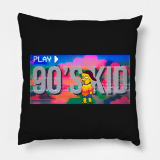 90s kid Pillow