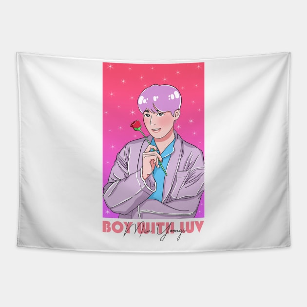 BTS - Min Yoongi Tapestry by Nuril_Anwari