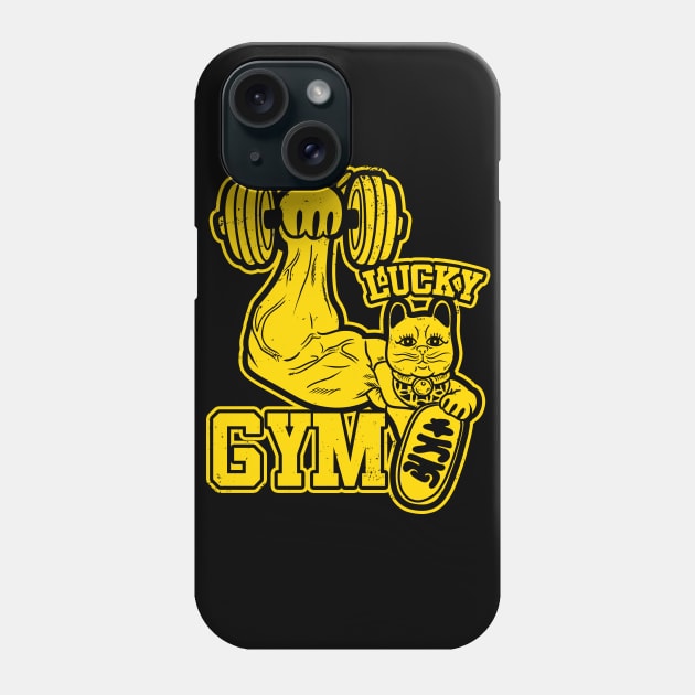 Lucky Gym Yellow Phone Case by absolemstudio