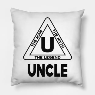 Uncle - The man the myth the legend Pillow