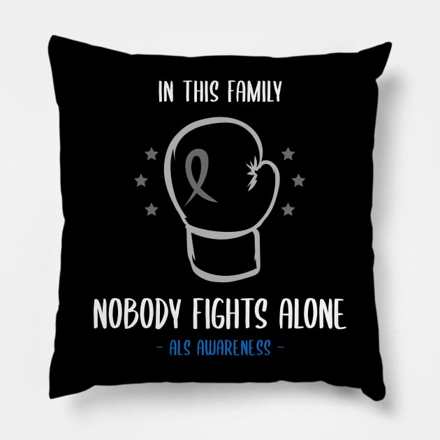 ALS Awareness Pillow by Advocacy Tees