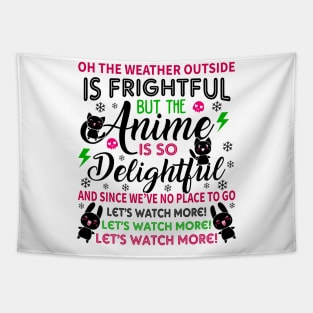 Anime Xmas Sweater Tapestry