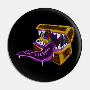 CaptInfernal Mimic painted Pin