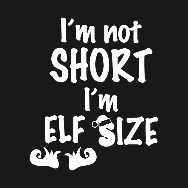 Elf Size Logo Funny by widapermata95