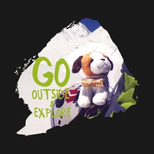 Go Outside & Explore - puppy T-Shirt