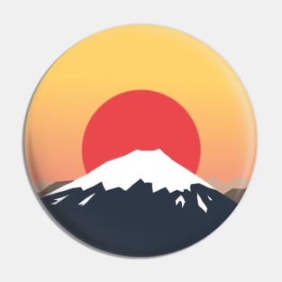 Mount Fuji Pin