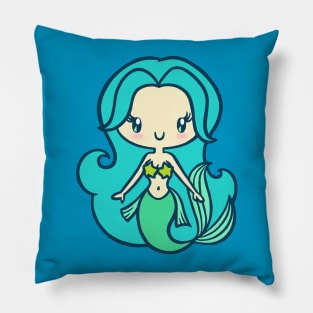 A Mermaid Without Her Pants Pillow