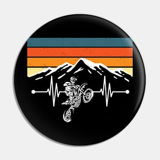 Dirt Bike - Heartbeat Pin